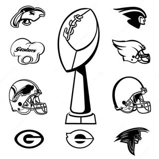 Page A Colorier Des Logos Dequipes De La Nfl Colores 5063-4063