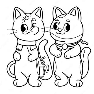 Super Kitties Aventureux A Colorier 50665-42227