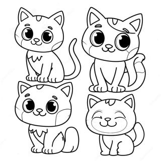 Super Kitties Aventureux A Colorier 50665-42228