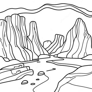 Page A Colorier Paysage Derosion 50694-42236