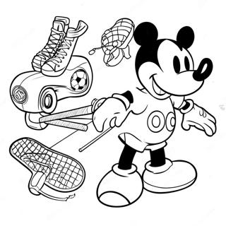 Page A Colorier Sports Disney 50704-42250