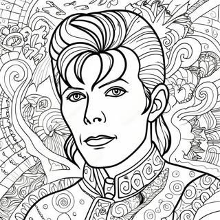 David Bowie Pages À Colorier