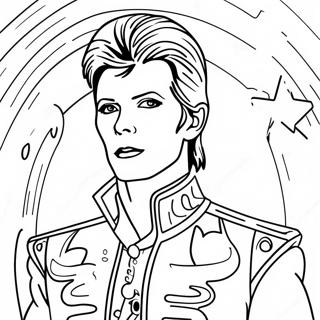 David Bowie Pages À Colorier