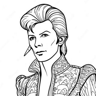 Page A Colorier De David Bowie En Costume De Ziggy Stardust 50795-42318