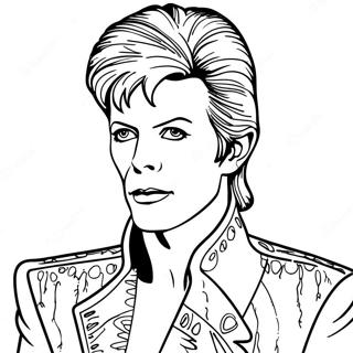 Page A Colorier De David Bowie En Costume De Ziggy Stardust 50795-42320