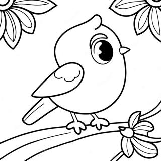 Page A Colorier Doiseau Bleu 50814-42335