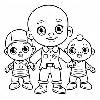 Page A Colorier De Little Bill Avec Des Amis 50825-42357