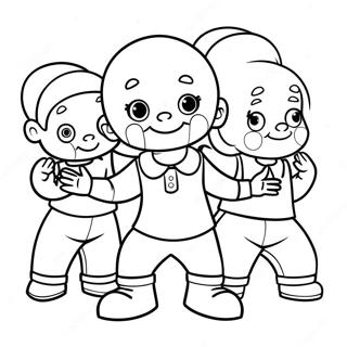 Page A Colorier De Little Bill Avec Des Amis 50825-42358