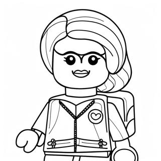 Page A Colorier De Fille Lego 50834-42352