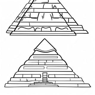 Pyramide Pages À Colorier