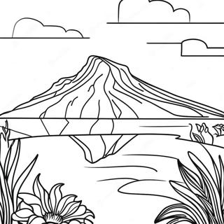 Page A Colorier De La Majestueuse Table Mountain 50915-42422