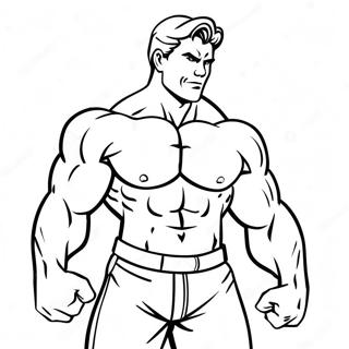 Page A Colorier De Muscles Forts En Action 50965-42469