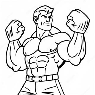 Page A Colorier De Muscles Forts En Action 50965-42471