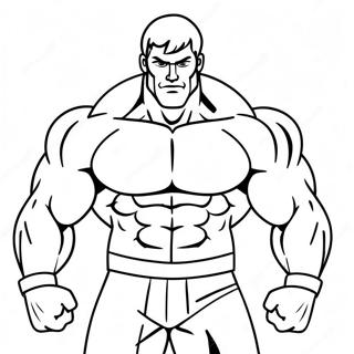 Page A Colorier De Muscles Forts En Action 50965-42472