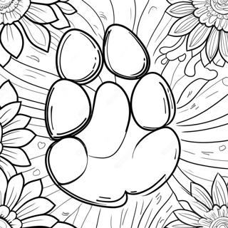 Page A Colorier De Trace De Patte 50984-42474