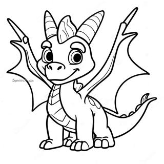 Page A Colorier Skylander Spyro Le Dragon 51025-42509