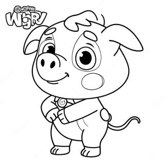 Page A Colorier Alpha Pig Super Why 51074-42551