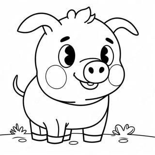 Page A Colorier Alpha Pig En Action 51075-42560