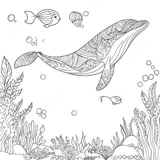 Baleine Pour Adultes Pages À Colorier