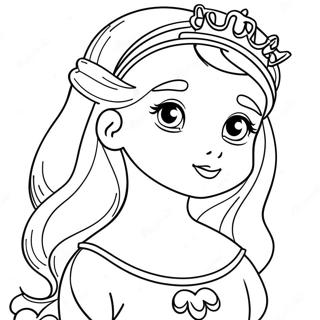 Page A Colorier Princesse Mignonne 51125-42598