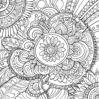 Page A Colorier De Motifs De Mandala Sereins 5113-4102