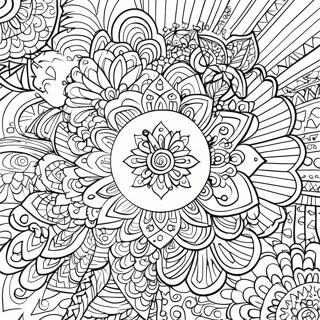 Page A Colorier De Motifs De Mandala Sereins 5113-4103