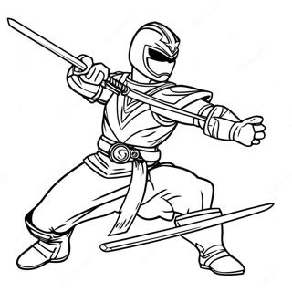 Page A Colorier Power Rangers Samurai 51214-42663