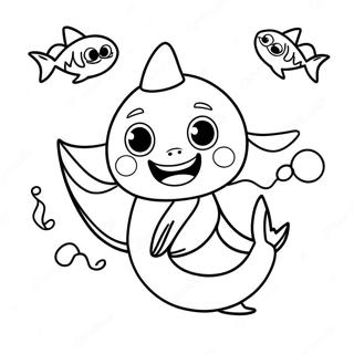 Page A Colorier De Bebe Requin Dhalloween 5122-4106