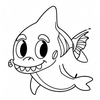 Page A Colorier De Bebe Requin Dhalloween 5122-4108