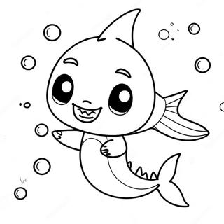 Page A Colorier De Bebe Requin Mignon En Costume 5123-4110