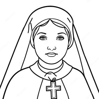 Page A Colorier De Sainte Bernadette 51274-42698