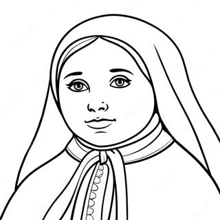 Page A Colorier De Sainte Bernadette 51274-42700