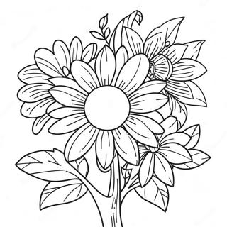 Page A Colorier De Fleurs 51284-42714