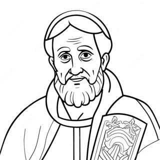 Page A Colorier De Saint Pierre 51304-42727