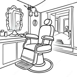 Page A Colorier De Salon De Coiffure 51324-42744