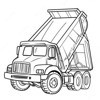 Page A Colorier De Camion Benne 5132-4114