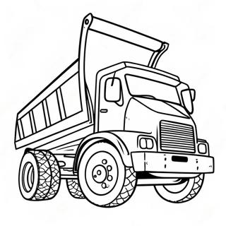 Page A Colorier De Camion Benne 5132-4115