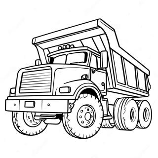 Page A Colorier De Camion Benne De Construction 5133-4119