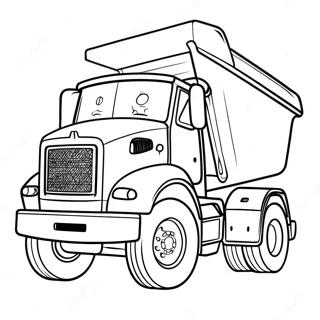 Page A Colorier De Camion Benne De Construction 5133-4120