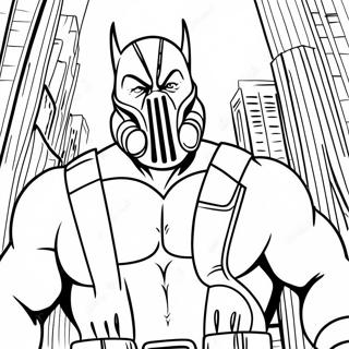 Page A Colorier Bane A Gotham City 51365-42784