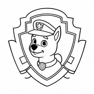 Page A Colorier Badge Pat Patrouille Colore 51395-42803