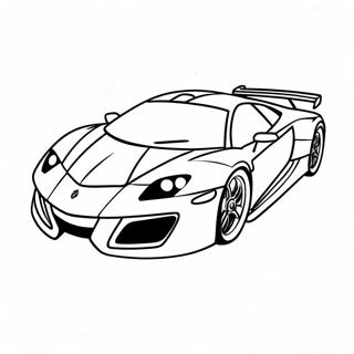 Page A Colorier Course De Voiture De Sport Rapide 51405-42813