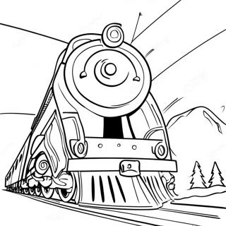 Page A Colorier Du Polar Express 5142-4122