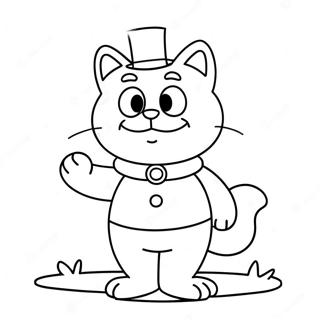 Page A Colorier Garfield En Costume Effrayant 51435-42842