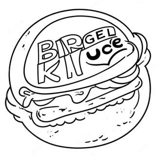 Burger King Pages À Colorier