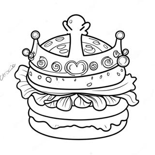 Page A Colorier Couronne Burger King 51485-42877