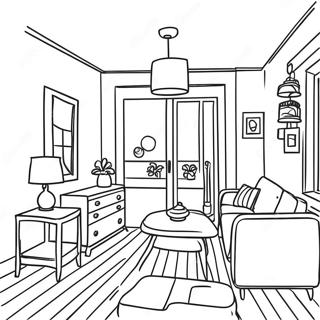 Appartement Pages À Colorier