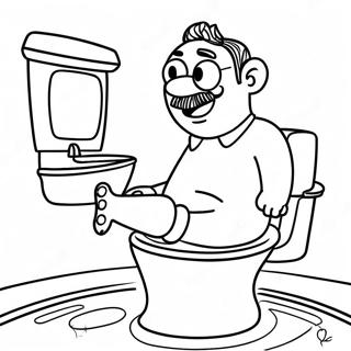 Page A Colorier Homme De Camera Skibidi Toilet Drole 51535-42914