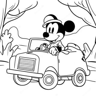 Page A Colorier Aventure Safari De Mickey Mouse 51544-42924