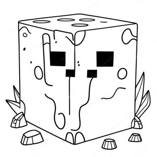 Page A Colorier Slime Minecraft 51624-42987